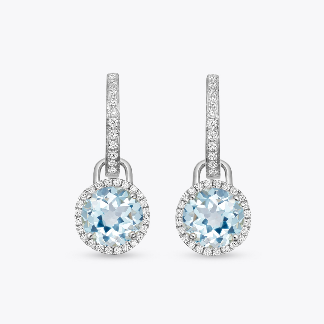 Grace Mini Topaz Diamond Detachable Earrings