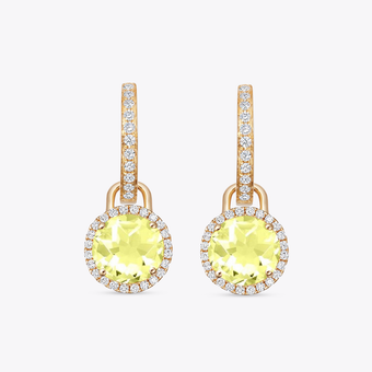 KIKI McDONOUGH◆Grace Mini ダイヤモンド ピアス Grace Mini Blue Topaz and Diamond Detachable Earrings – Kiki