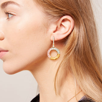 Carousel Swing Pastel Earrings