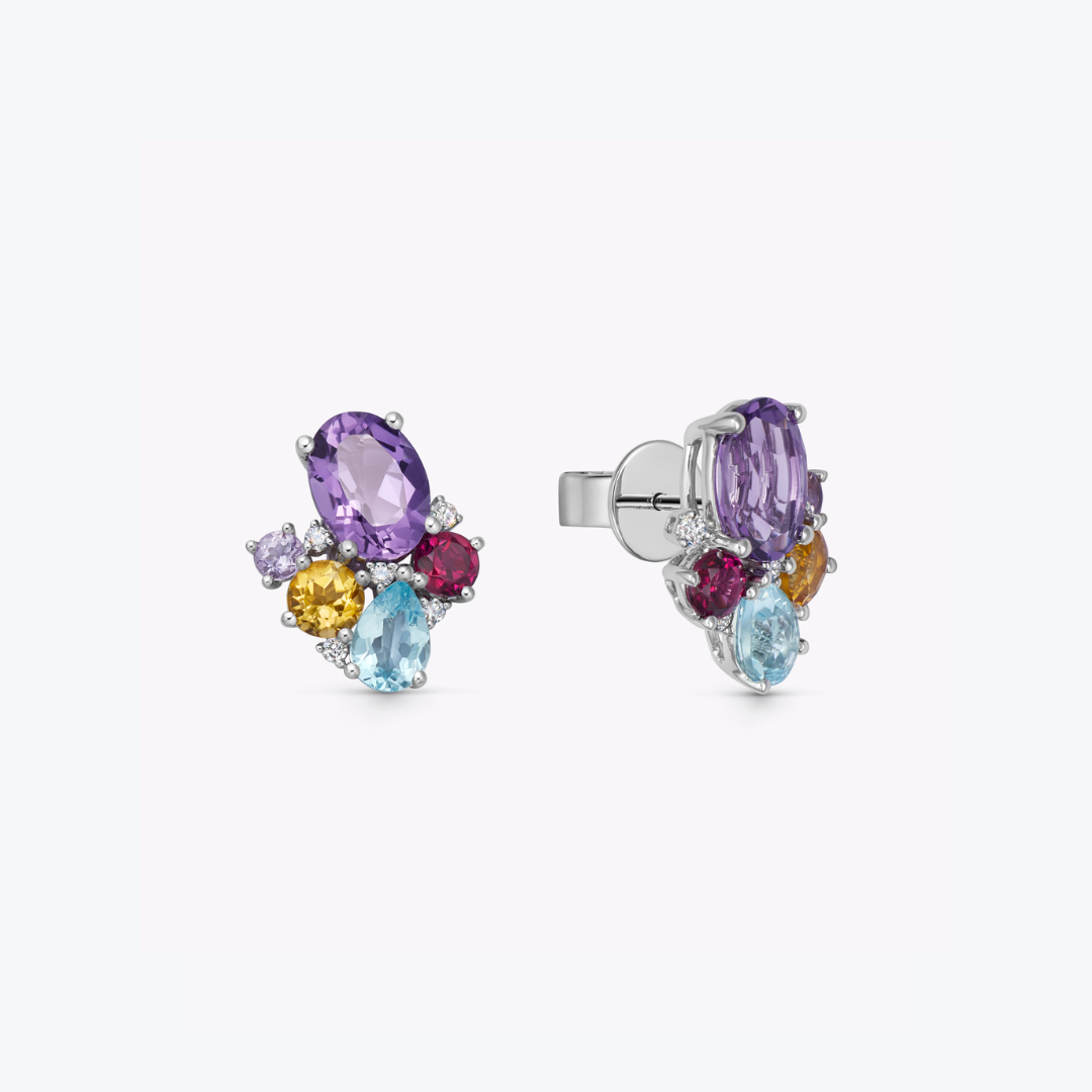 Kiki Classics Winter Cluster Stud Earrings