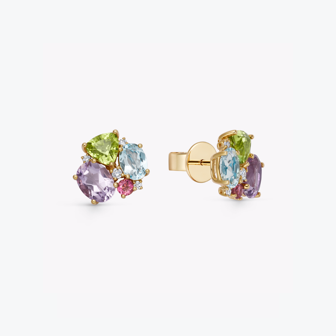 Kiki Classics Spring Cluster Stud Earrings