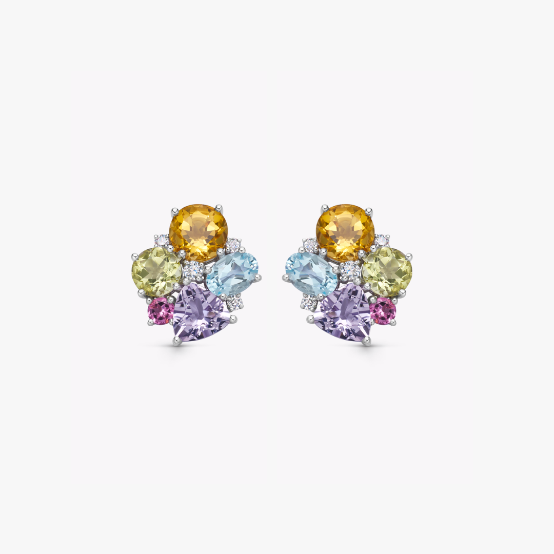 Kiki Classics Summer Cluster Stud Earrings