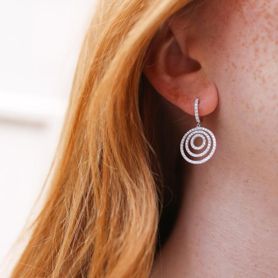 Kiki Diamonds Lola Mini Triple Hoop Earrings