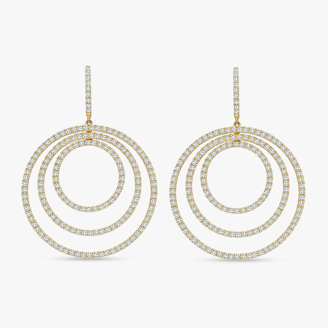Kiki Diamonds Lola Triple Hoop Earrings