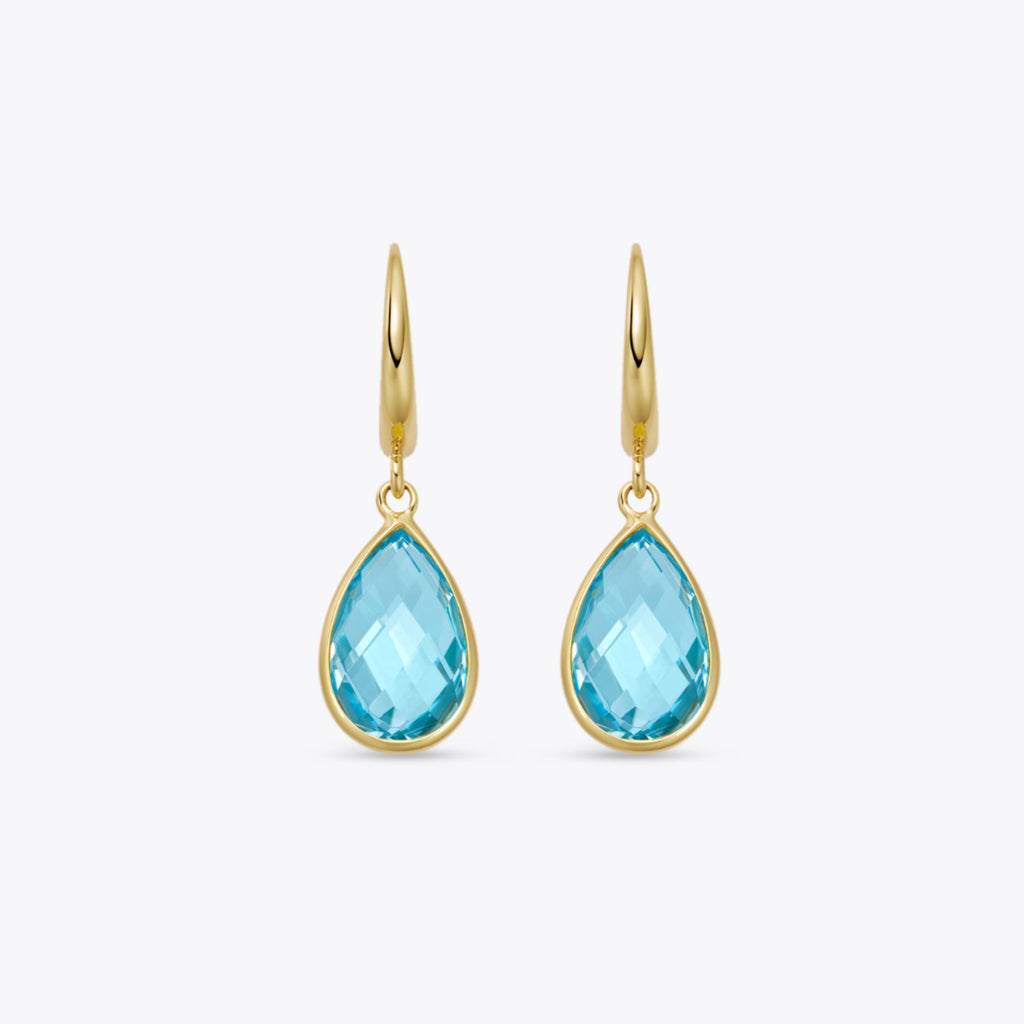 Kiki Classics Blue Topaz Pear Drop Earrings – Kiki McDonough