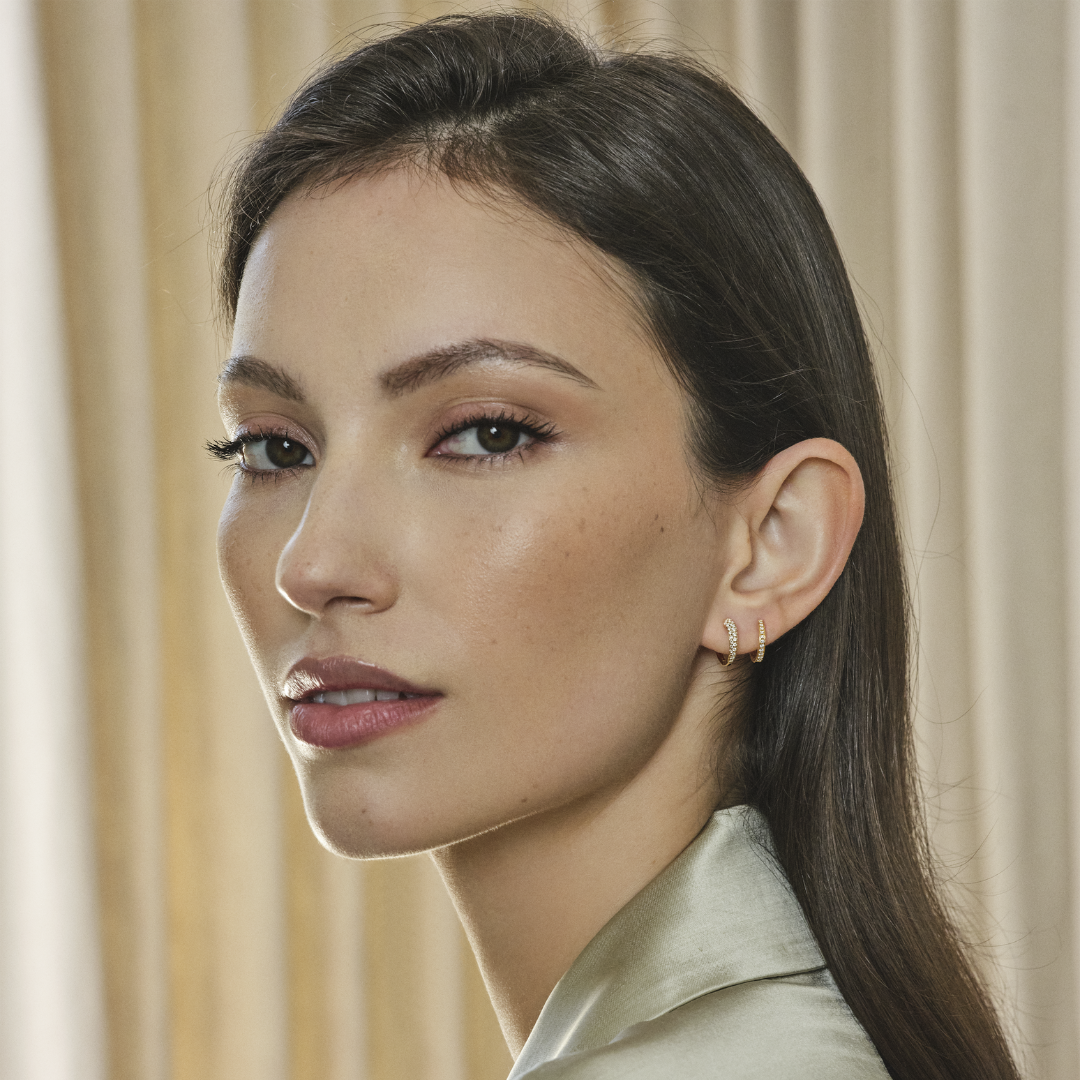 Kiki Hoops Diamond Tapered