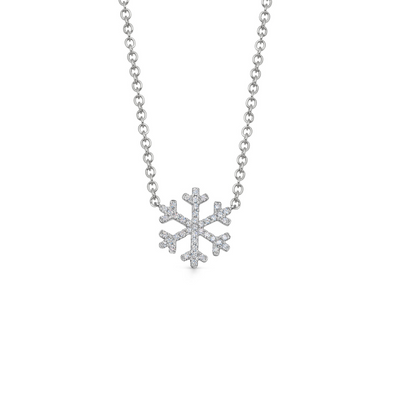 Snowflake Diamond Necklace