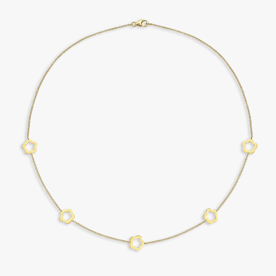Eden Plain Flower Necklace