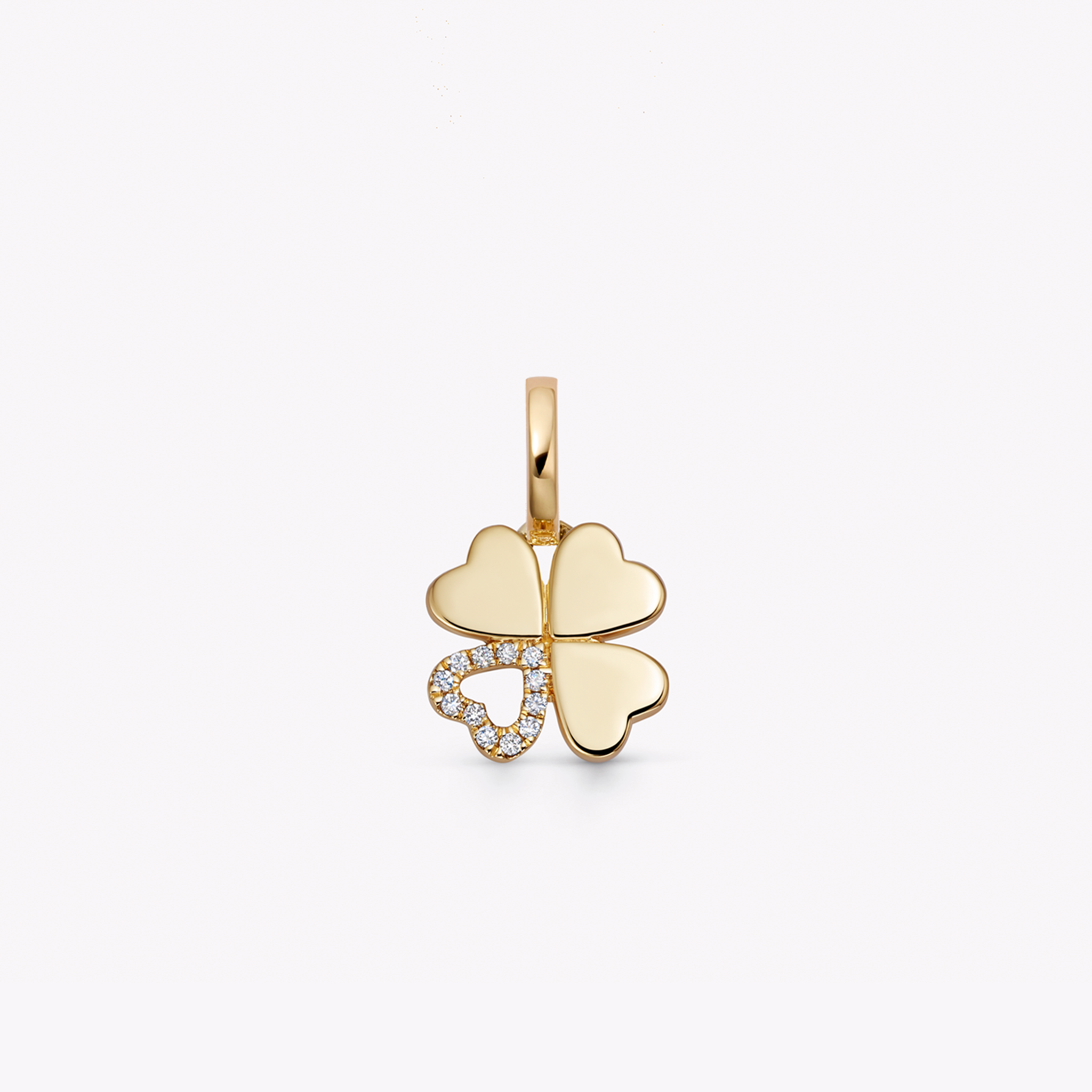 Detachable Four-Leaf Clover Pendant