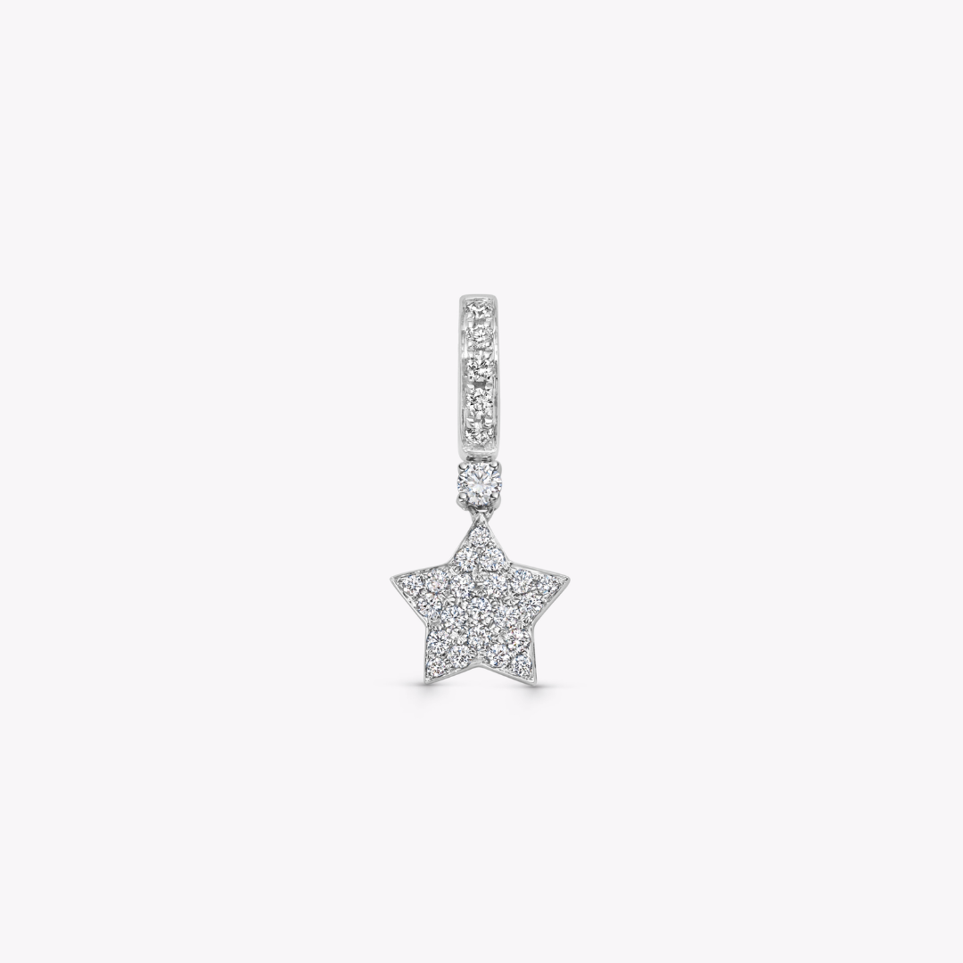 Detachable Diamond Star Pendant