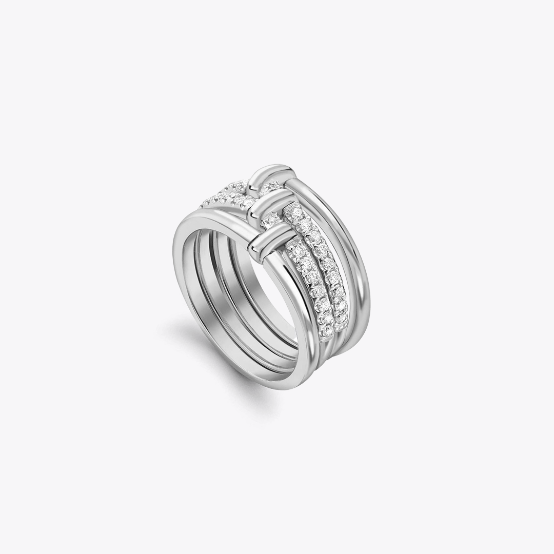 Kiki Diamonds Lola Four Band Stacking Ring