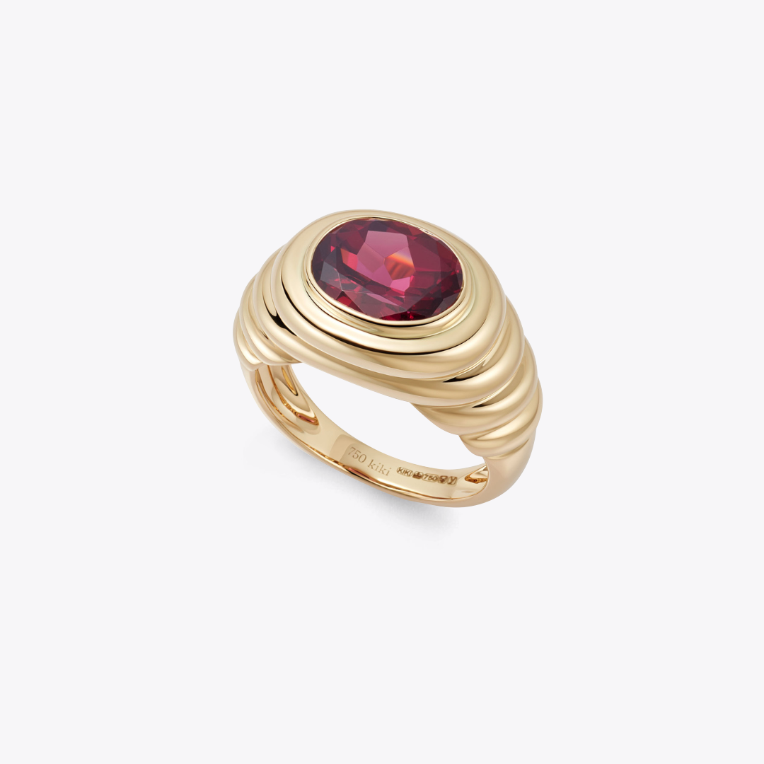 Kiki Classics Rhodolite Garnet Ripple Ring