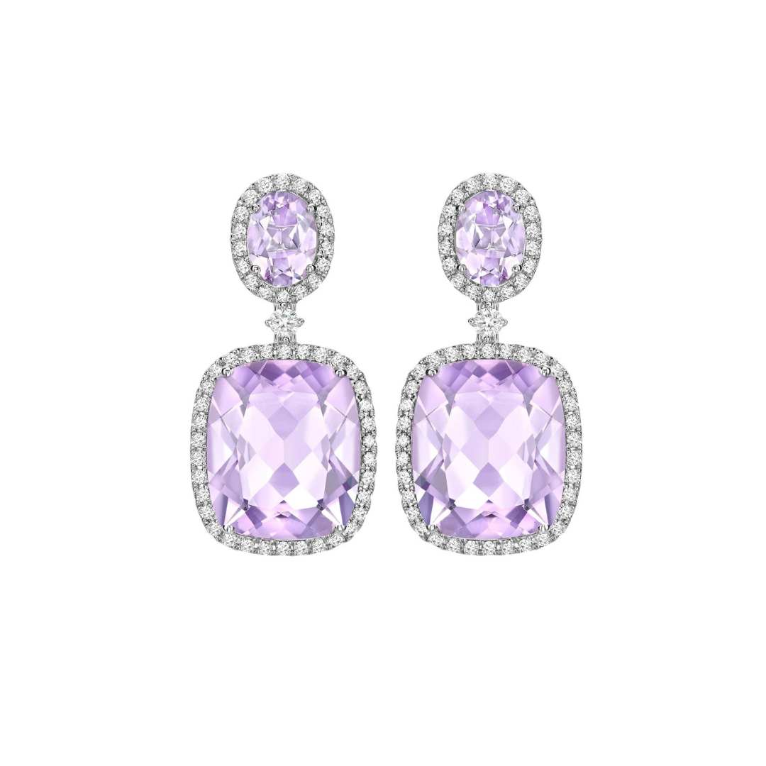 Signatures Lavender Amethyst and Diamond Drop Earrings – Kiki McDonough