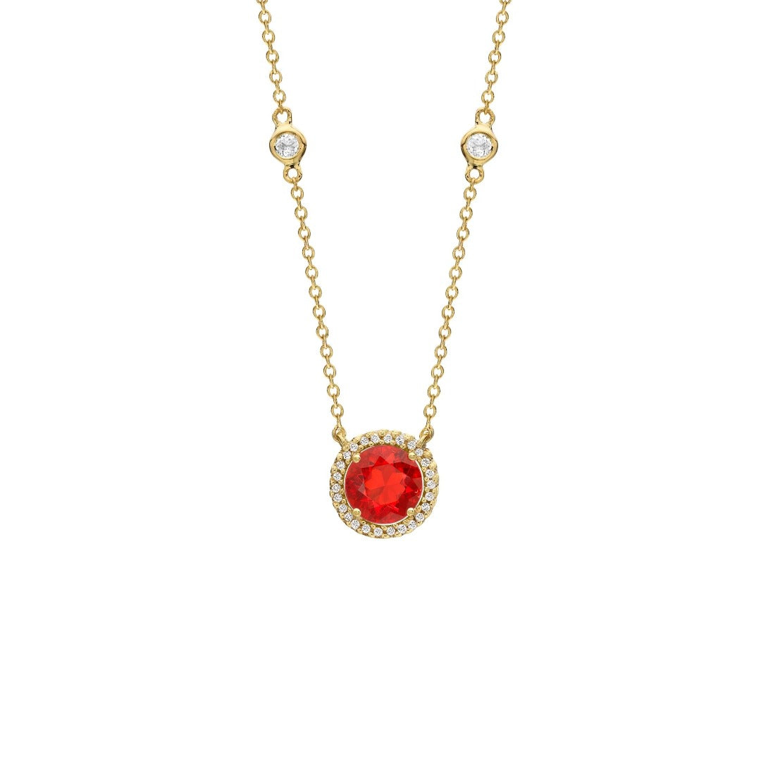 Grace Fire Opal and Diamond Necklace – Kiki McDonough