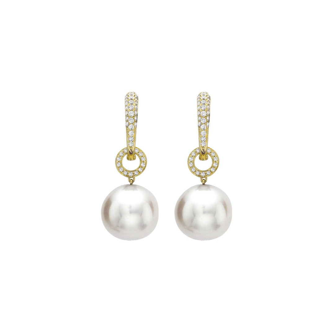 Pearl and Diamond Loop Detachable Earrings – Kiki McDonough